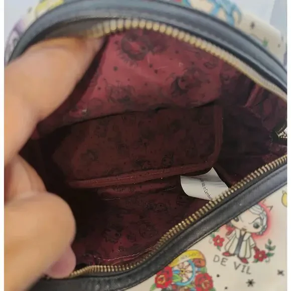 Loungefly Funko Pop Disney Villains Tattoo Mini Backpack - Picture 8 of 14